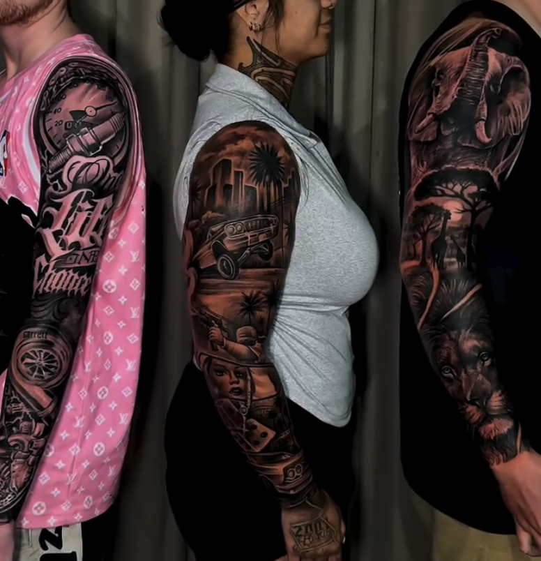 Arm Sleeve tattoo 4