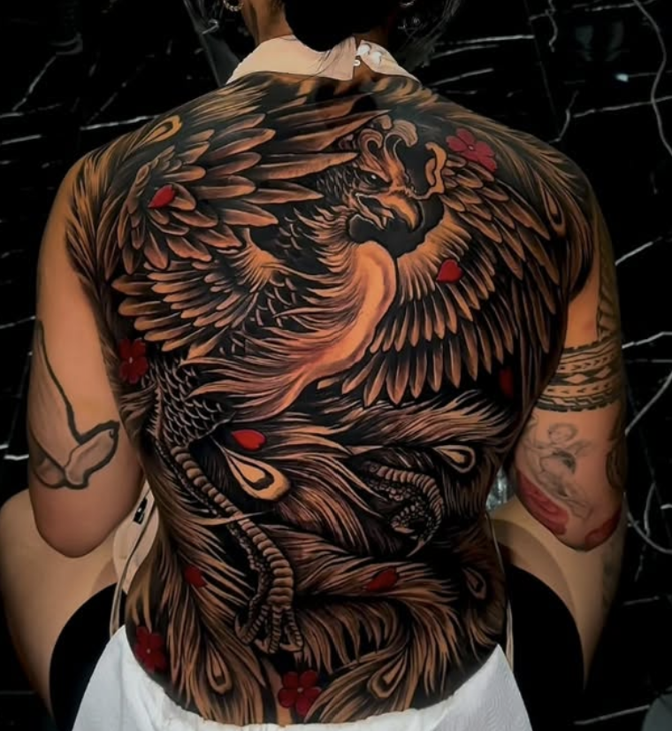 Back Piece tattoo 9