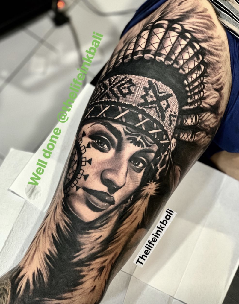 Indian Style tattoo 1