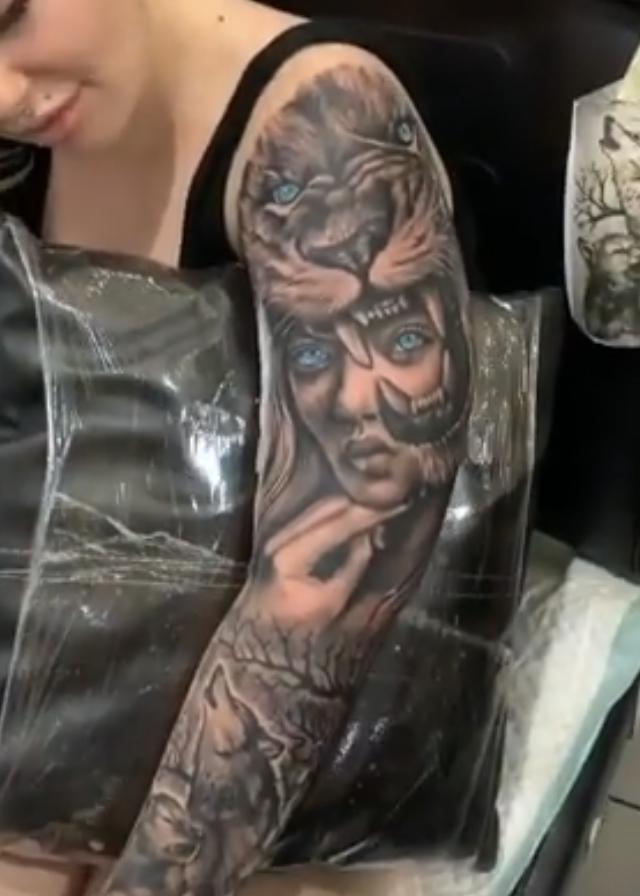 Lion Style tattoo 4